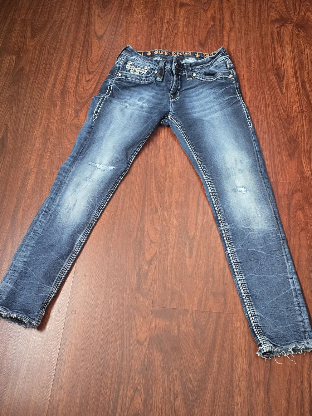 Rock Revival Linnete AK3 Ankle Skinny Jeans